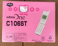 ハローキティ サンリオ　ガラケー 折り畳み携帯 携帯電話 cdmaOne 106ST