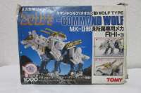 昭和 当時物 旧 TOMY トミー メカ生体 ゾイド ZOIDS コマンドウルフ オオカミ 型 MK-Ⅱ部隊所属専用メカ WOLF TYPE RHI-3