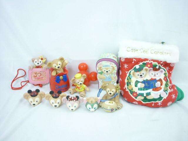 中古品 ディズニー ダッフィー シェリーメイ ジェラトーニ クリスマス ショルダーバッグ スナックケース