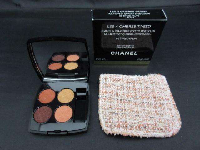  未使用 シャネル CHANEL レ キャトル オンブル  ツイード 03 ルイード フォーヴ アイシャドウ