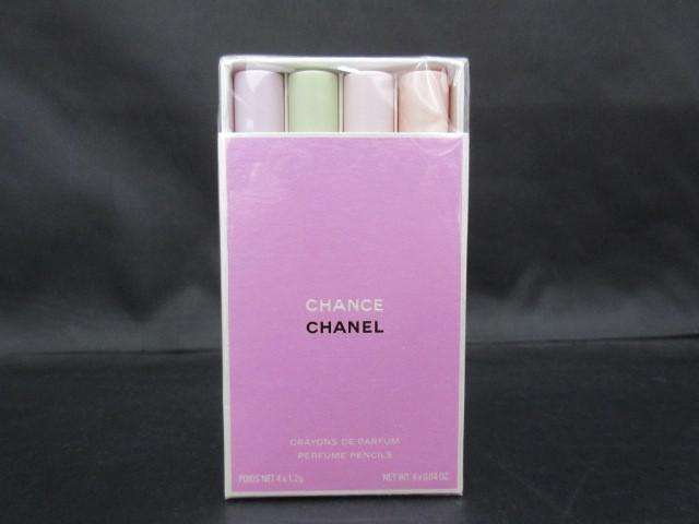  未開封 未使用 シャネル CHANEL 香水 レディース チャンス クレイヨン ドゥ パルファム セット 4×1.2g ソリッドパフューム オー フレッシ