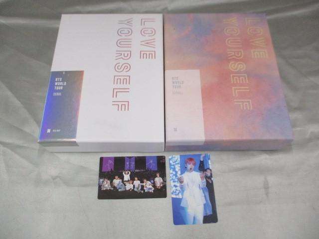 防弾少年団 BTS WORLD TOUR SEOUL LOVE YOURSELF トレカ ジョングク DVD Blu-ray 2点