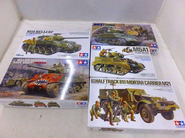 中身未組立 プラモデル TAMIYA 1/35 アメリカ戦車 イージーエイト ヘルキャット M21モータ