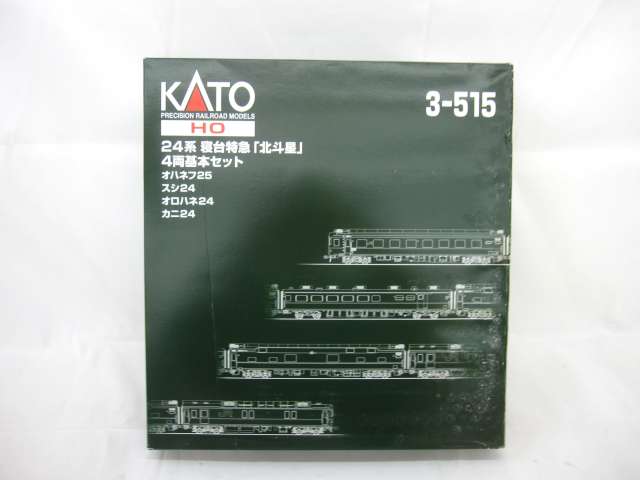 KATO HOゲージ 3-515 24系 寝台特急「北斗星」 4両基本セット