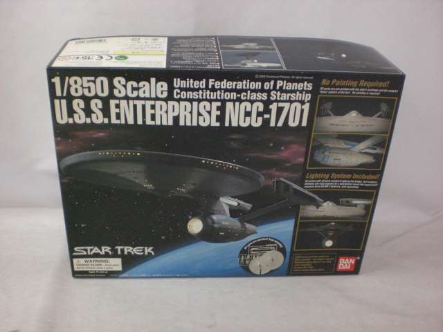 プラモデル スタートレック 1/850 エンタープライズ NCC-1701 バンダイ