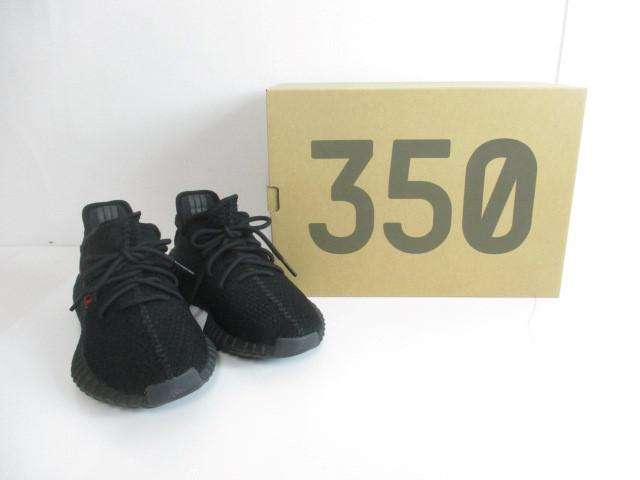 アディダス adidas イージーブースト ブレッド スニーカー CP9652 27.5cm ブラック レッド メンズ