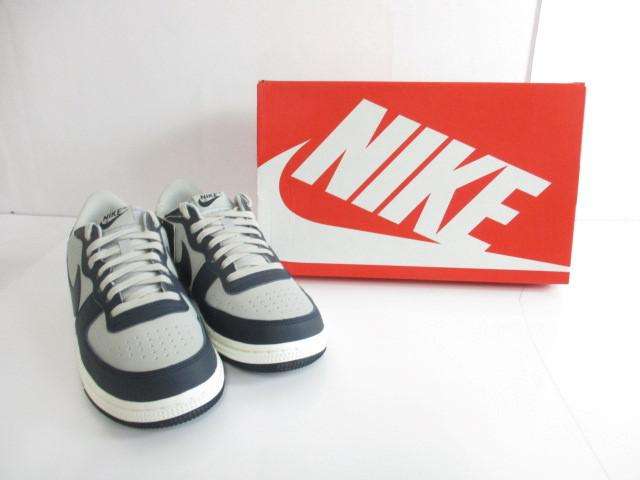ナイキ NIKE ターミネーター ロー スニーカー FN6830-001 27.5cm ネイビー グレー メンズ