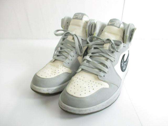 ナイキ NIKE ×ディオール エアジョーダン1 ハイ OG "ディオール" ハイカットスニーカー ホワイト ブラック 27cm