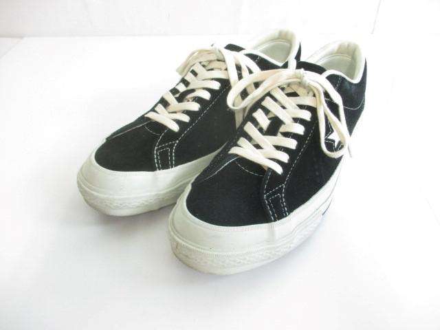 コンバース CONVERSE ONE STAR J VTG ワンスター ローカットスニーカー ブラック 9 メンズ