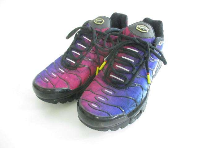 ナイキ NIKE エア マックス プラス 25th Anniversaryモデル スニーカー FV0393-001 27cm ブラック ブルー メンズ