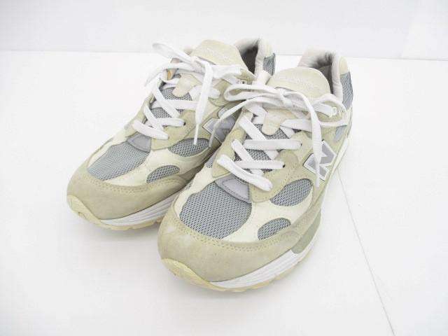 ニューバランス New Balance ニンバス クラウド スニーカー シューズ M992NC 27.5cm オフホワイト メンズ