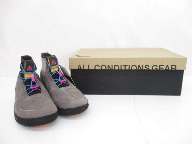 ナイキ NIKE ラックルリッジ ハイカットスニーカー AQ9333-001 27.5cm グレー メンズ