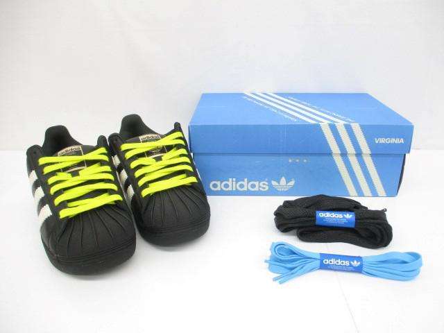 アディダス adidas ファレルウィリアムス スーパースター 92 スニーカー 26cm JI4267 ブラック