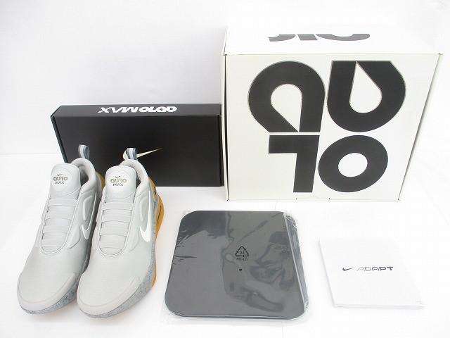 ナイキ NIKE アダプト オート マックススニーカー CW7304-001 28cm グレー メンズ