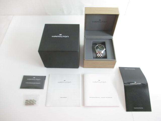 ハミルトン Hamilton ジャズマスター 腕時計 H326750 グリーン文字盤 メンズ