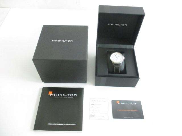 ハミルトン Hamilton 腕時計 パイオニア 白文字盤 ホワイト シルバー メンズ