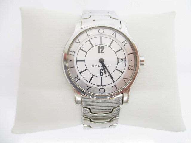 ブルガリ BVLGARI Solotempo ソロテンポ 腕時計 シルバー