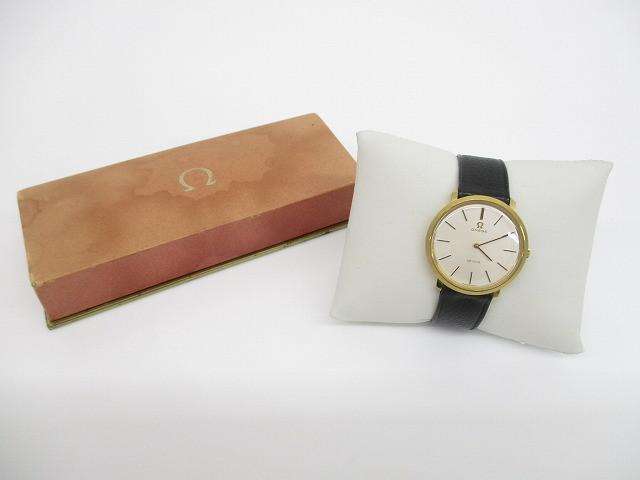 オメガ OMEGA デビル 腕時計 ゴールド ホワイト メンズ