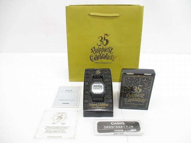 カシオ CASIO G-SHOCK ディズニー TDR 35周年 限定 3500本 腕時計 ブラック ユニセックス