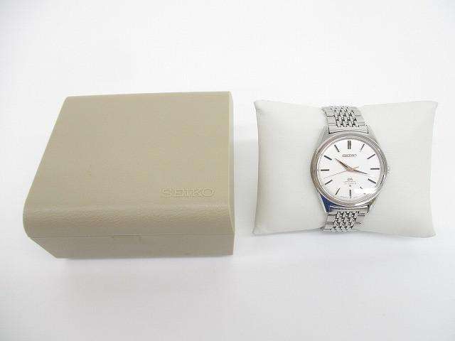 セイコー SEIKO 腕時計 ロードマチック 自動巻き 5601-9000 ホワイト×シルバー メンズ