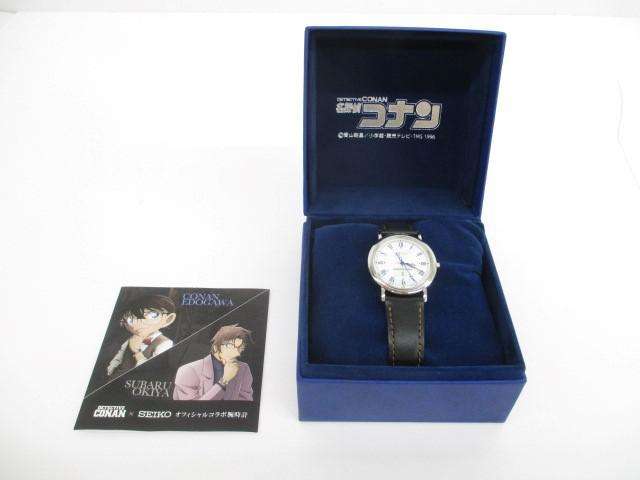 セイコー SEIKO 腕時計 DETECTIVE CONAN 名探偵コナン コラボ 7N01-HCT0 シルバー ブラック ユニセックス