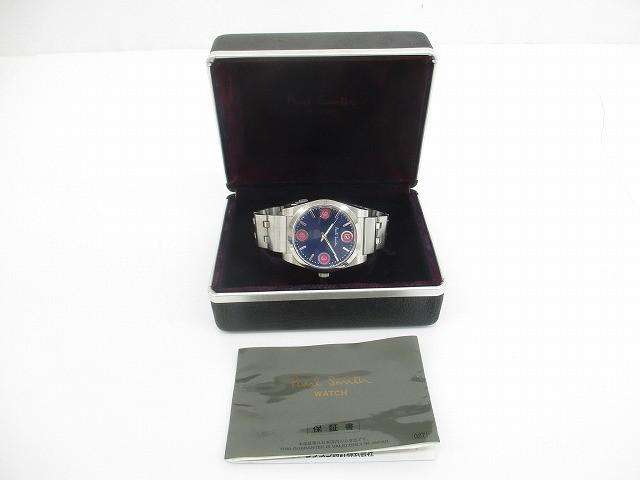 ポールスミス Paul Smith メンズ 腕時計 カラーアイレット 6038-T006396 ブルー メンズ