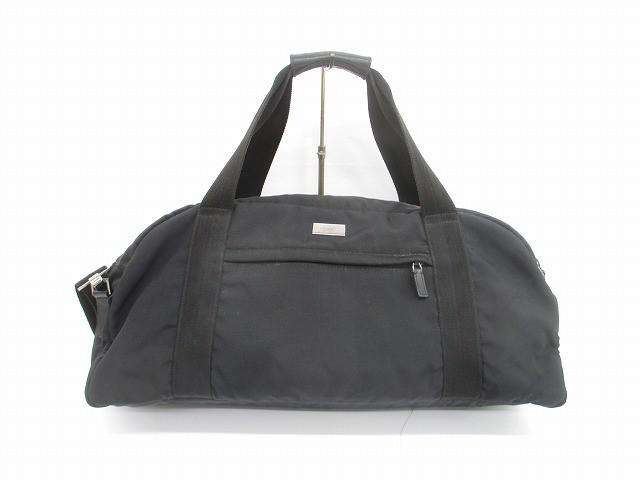 グッチ GUCCI シェリーライン ボストンバッグ ショルダーベルト付き 131221 黒 ブラック 鞄