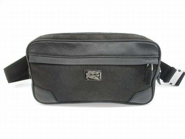 グッチ GUCCI ショルダーバッグ GGキャンバス 336672 213317 ブラック 黒 メンズ