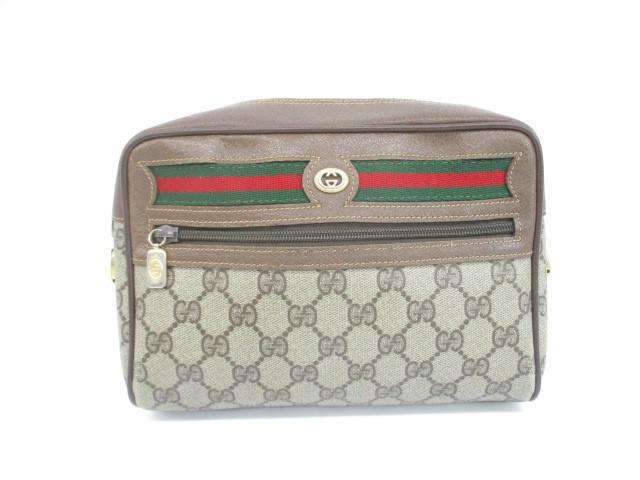 グッチ GUCCI ショルダーバッグ シェリーライン ブラウン ユニセックス