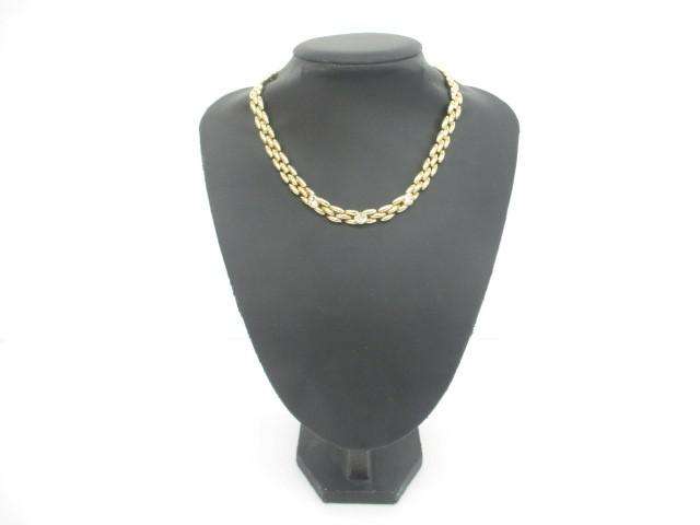 クリスチャンディオール Christian Dior ヴィンテージ ネックレス ラインストーン ゴールド アクセサリー レ