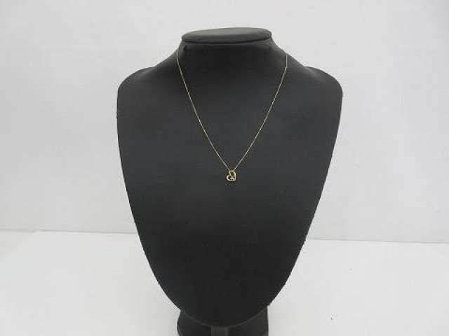 エメラルド/ダイヤモンド ネックレス K10 イエローゴールド D0.01ct アクセサリー レディース