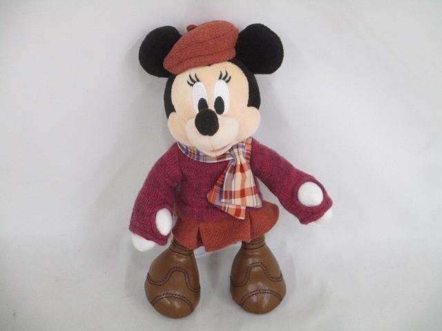 ミニーマウス ミニーのスタイルスタジオ 秋 ぬいぐるみバッジ タグ付き