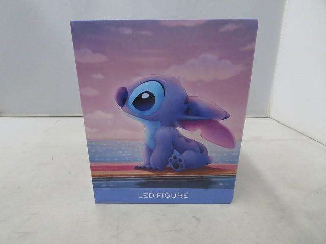 ディズニー スティッチ LEDライト ビーチ 置物
