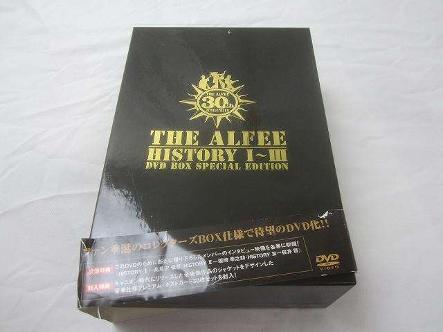 THE ALFEE HISTORY I-III DVD BOX SPECIAL EDITION