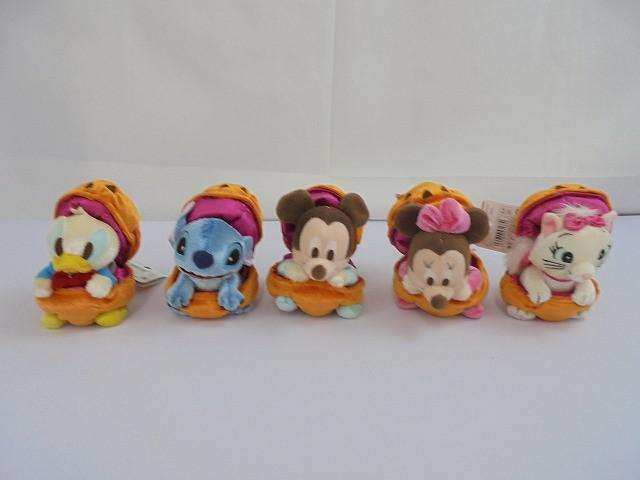 ディズニー スティッチ おしゃれキャットマリー 他 ハロウィン かぼちゃポケットキーチェーン