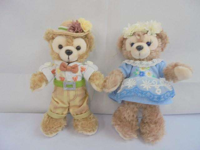 ディズニー ダッフィー シェリーメイ ぬいぐるみバッジ スプリング・イン・ブルーム