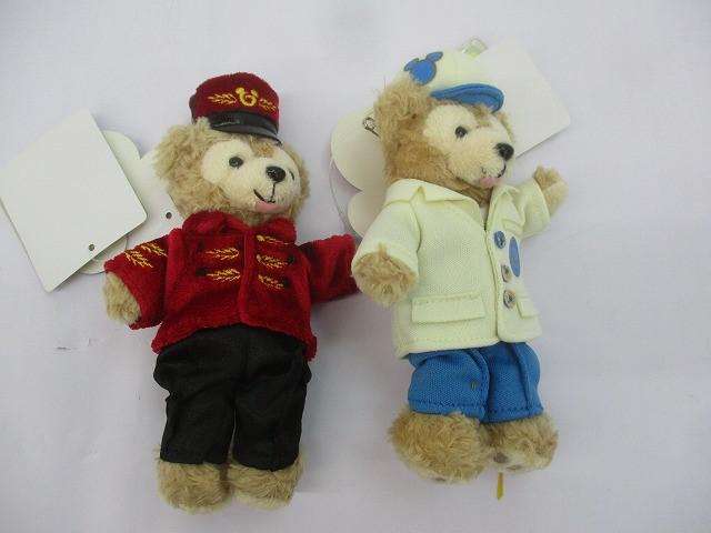 ディズニー ダッフィー ぬいぐるみバッジ オープンマウス リゾートラインコスチューム