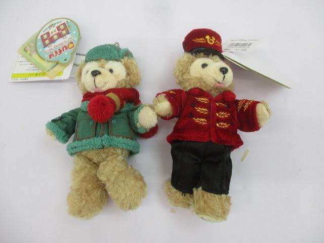 ディズニー ダッフィー ぬいぐるみバッジ ダッフルコート 2008 オープンマウス