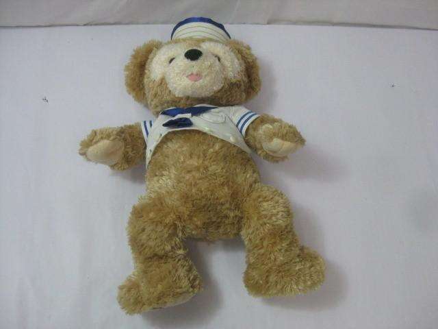 ディズニー ダッフィー 白タグ ビーズ セーラー ぬいぐるみ Sサイズ オープンマウス