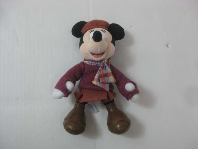 ディズニー ミニーマウス ミニーのスタイルスタジオ 秋 ぬいぐるみバッジ