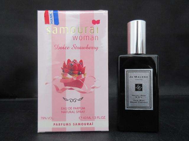 ジョー マローン サムライ ウーマン ヴェルベット ローズ ウード ヘア ミスト 30ml 等 2点